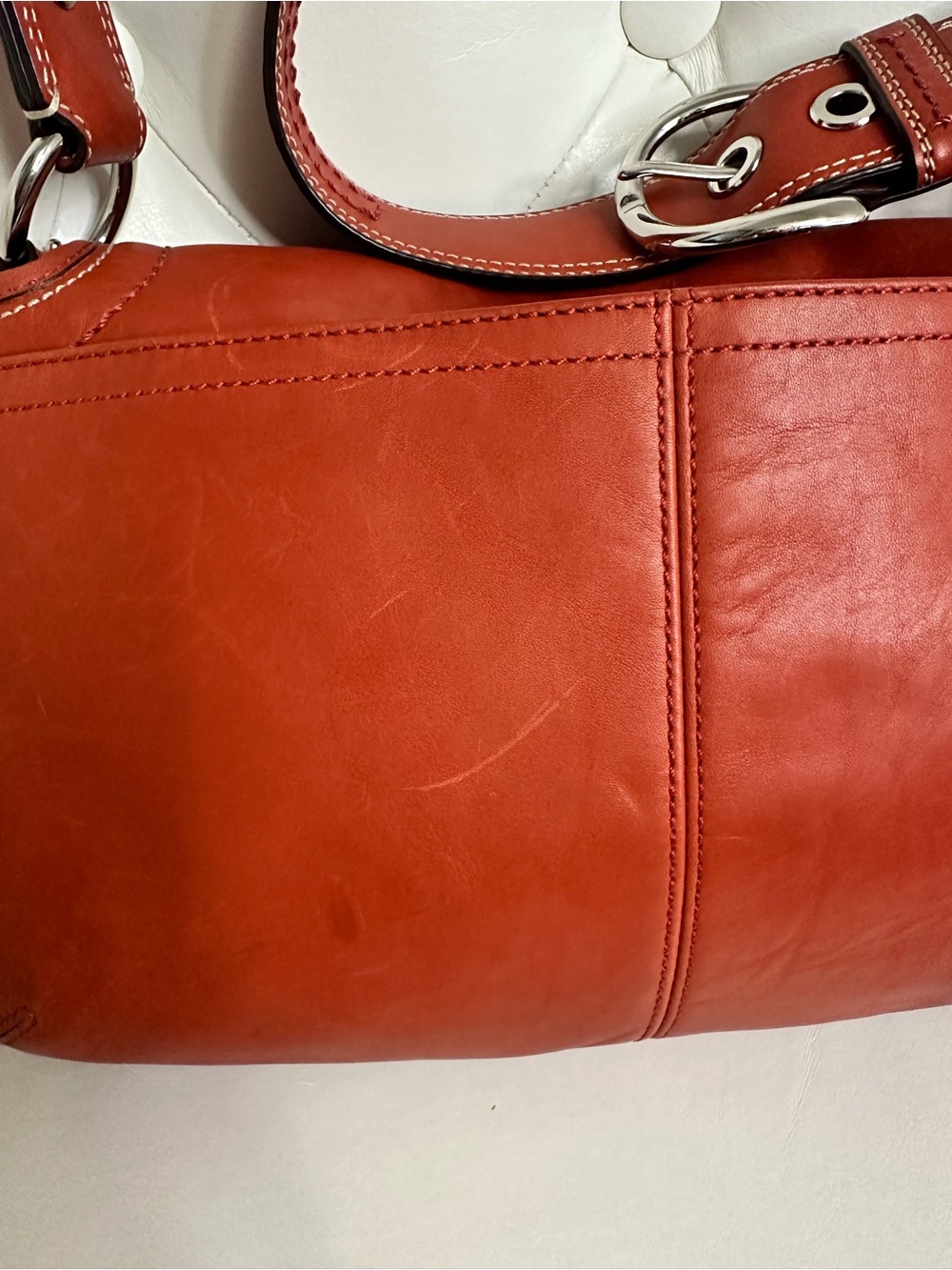 Red/orange coach SoHo - Picture 3 of 6